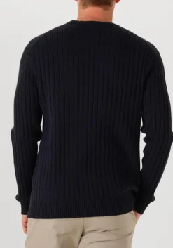 PROFUOMO e trui pullover crew neck wool blend donkerblauw Best