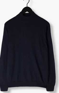 PROFUOMO e trui pullover mock donkerblauw Best