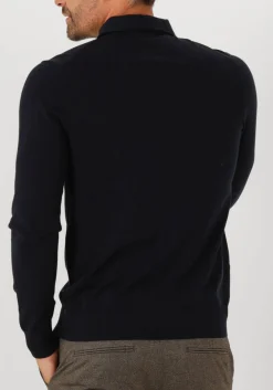 PROFUOMO e trui polo onepiece luxury basic donkerblauw Discount