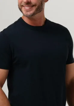 PROFUOMO e t-shirt t-shirt short sleeve jersey donkerblauw