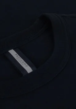 PROFUOMO e t-shirt t-shirt short sleeve jersey donkerblauw