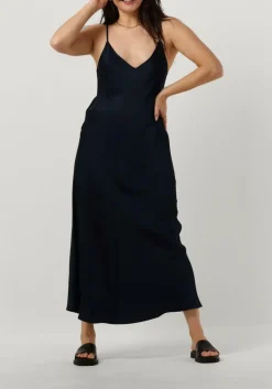 RESORT FINEST e midi jurk slip dress donkerblauw Hot