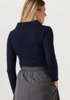 RESORT FINEST e vest polo short cardigan donkerblauw Discount