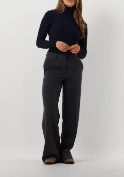 ROSEMUNDE e coltrui silk t-shirt w/ roller neck donkerblauw Hot