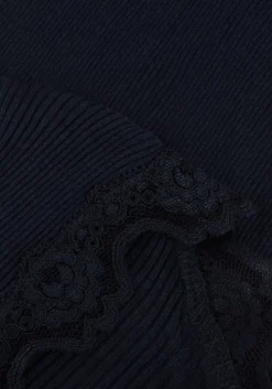 ROSEMUNDE e top babette silk t-shirt lace donkerblauw Hot