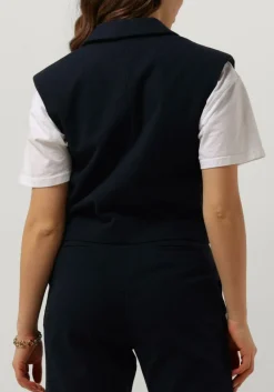 RUBY TUESDAY e gilet relin cropped waistcoat donkerblauw Sale