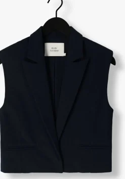 RUBY TUESDAY e gilet relin cropped waistcoat donkerblauw Sale