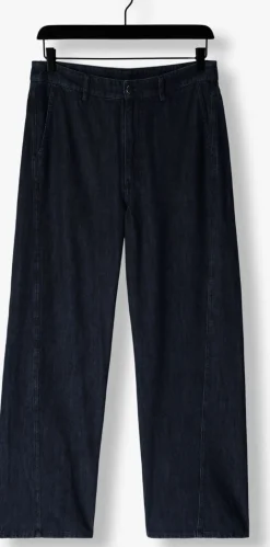 SECOND FEMALE e wide jeans olane denim jeans donkerblauw Discount