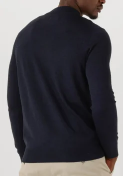 STEFANO LAURAN e trui turtle donkerblauw Clearance