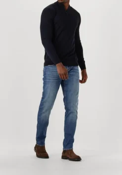 STEFANO LAURAN e trui half zip anders donkerblauw Online