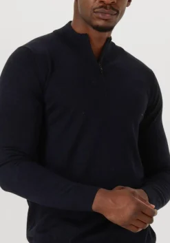 STEFANO LAURAN e trui half zip anders donkerblauw Online