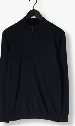 STEFANO LAURAN e trui half zip anders donkerblauw Online