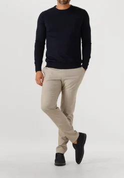 STEFANO LAURAN e trui crew donkerblauw Clearance