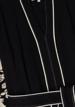 STELLA FOREST e midi jurk e24ro012 donkerblauw New