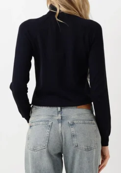 SUMMUM e coltrui sweater turtle neck basic knit donkerblauw Clearance