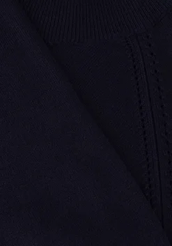 SUMMUM e coltrui sweater turtle neck basic knit donkerblauw Clearance