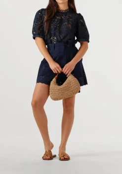 SUNCOO e korte broek bianca donkerblauw Discount