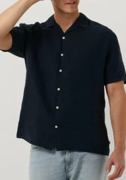 THE GOODPEOPLE e casual overhemd sun donkerblauw Best