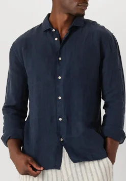 THE GOODPEOPLE e casual overhemd soho donkerblauw
