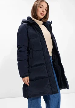 WOOLRICH e gewatteerde jas kelly jacket donkerblauw Hot