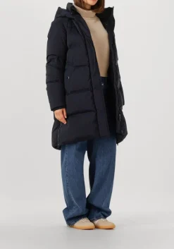 WOOLRICH e gewatteerde jas kelly jacket donkerblauw Hot