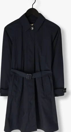 WOOLRICH e parka's summer trench donkerblauw Best