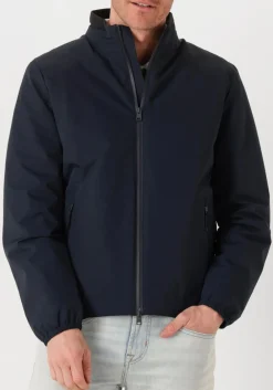 WOOLRICH e regenjas sailing 2 layers bomber donkerblauw Clearance