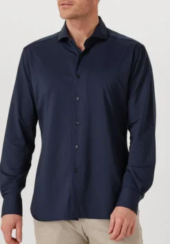 XACUS e klassieke overhemden active shirt 520ml donkerblauw Hot