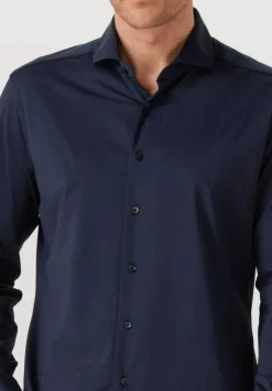 XACUS e klassieke overhemden active shirt 520ml donkerblauw Hot