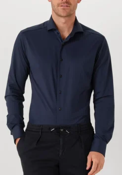 XACUS e klassiek overhemd active shirt 558ml donkerblauw Clearance