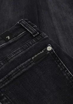 7 FOR ALL MANKIND donkergrijze wide jeans modern dojo donkergrijs