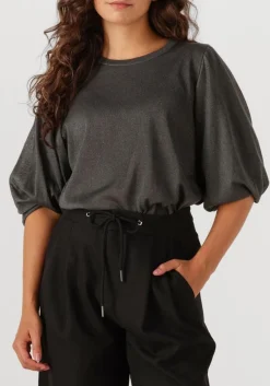 AIMEE THE LABEL donkergrijze top brecht donkergrijs Hot