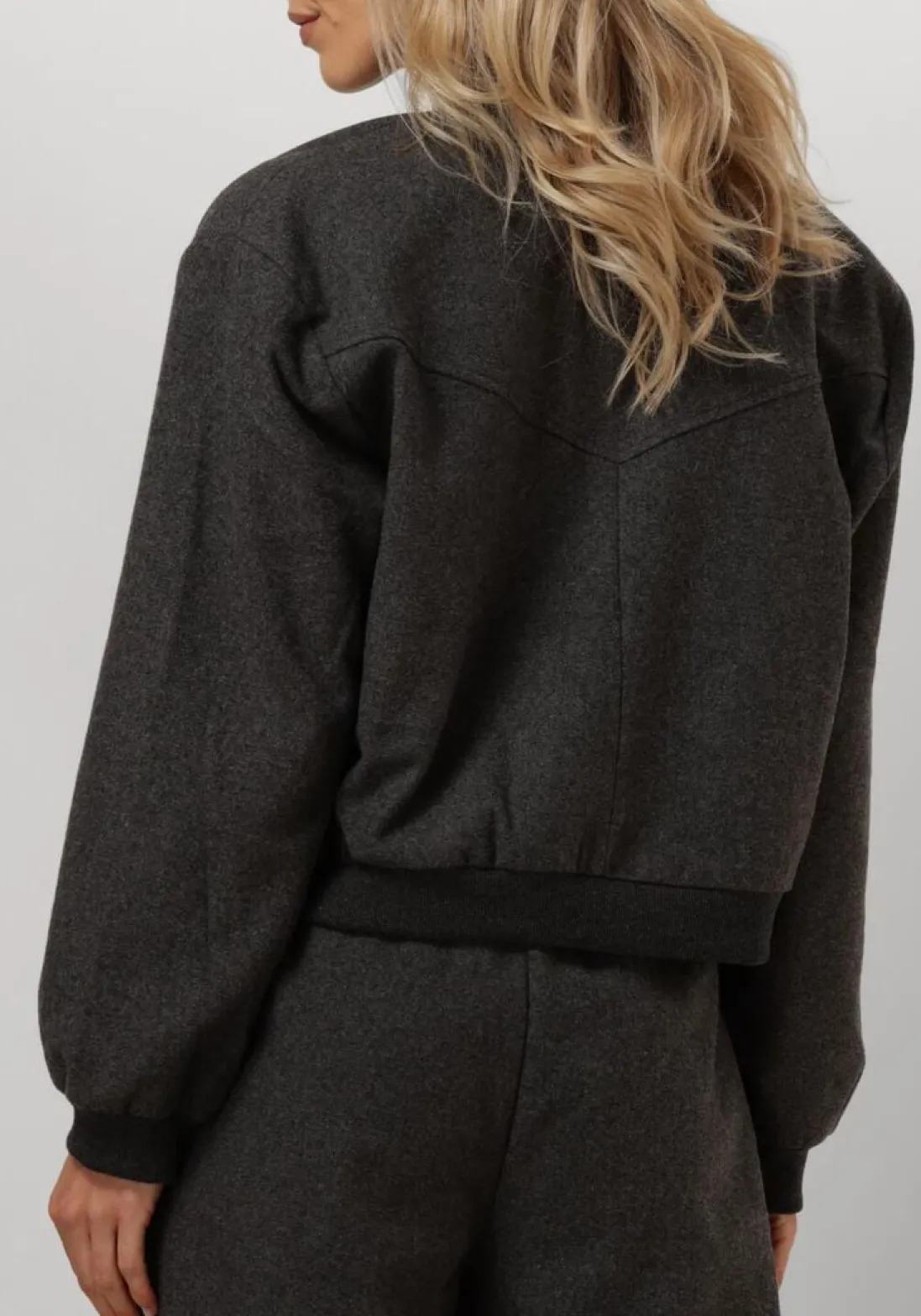 AIMEE THE LABEL donkergrijze jack rioa donkergrijs Clearance