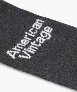AMERICAN VINTAGE donkergrijze sokken clypsun m donkergrijs Discount