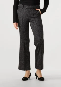 CAMBIO donkergrijze flared broek francoise cropped donkergrijs Best