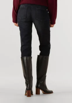 CAMBIO donkergrijze slim fit jeans piper cropped shadow effect donkergrijs Hot