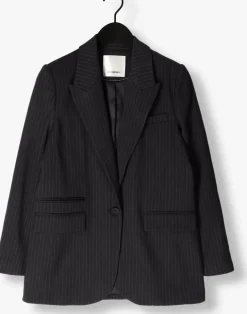 CO'COUTURE donkergrijze blazer ida pin single oversize blazer donkergrijs Online