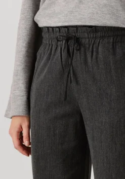 CO'COUTURE donkergrijze wijde broek susie pull on long pant donkergrijs Sale