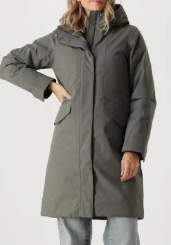 ELVINE donkergrijze gewatteerde jas signy donkergrijs Outlet