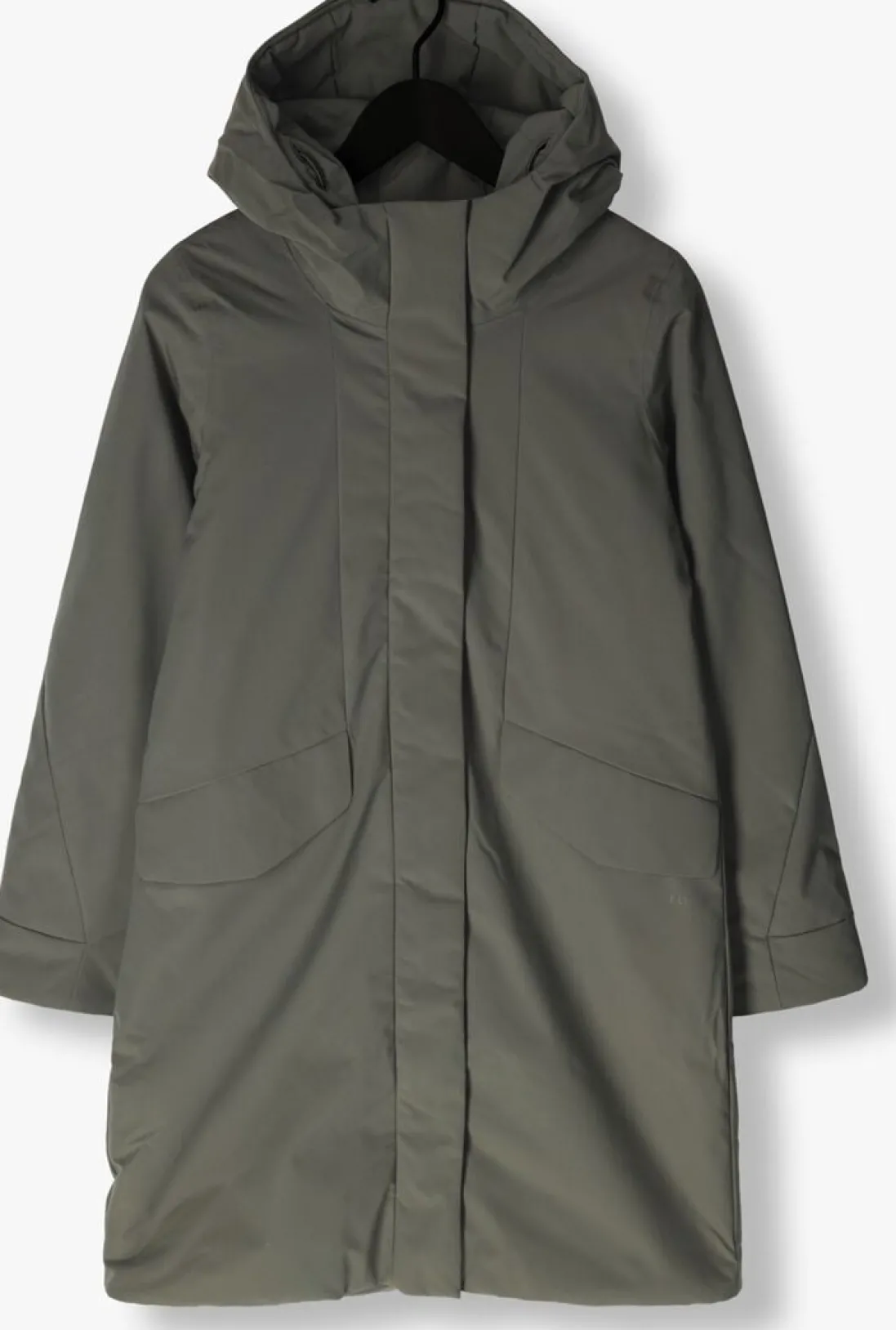 ELVINE donkergrijze gewatteerde jas signy donkergrijs Outlet