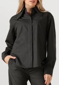 HERSKIND donkergrijze blouses dara shirt donkergrijs Clearance