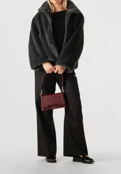 HERSKIND donkergrijze wijde broek powel wool pants donkergrijs Sale