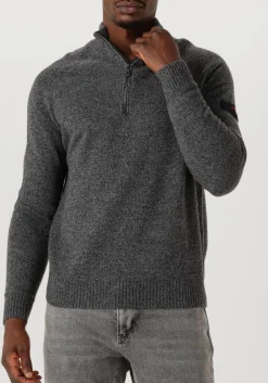 PEUTEREY donkergrijze trui braille 03 donkergrijs Best