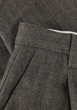 SECOND FEMALE donkergrijze pantalon hollanda trousers donkergrijs Clearance