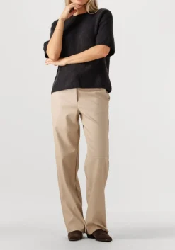 SECOND FEMALE donkergrijze trui wanda knit o-neck donkergrijs Hot