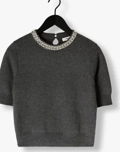 SUNCOO donkergrijze trui pearl donkergrijs Sale