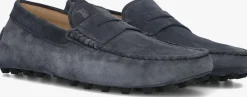 TOD'S donkergrijze instappers mocassino gommino macro 52k donkergrijs Outlet