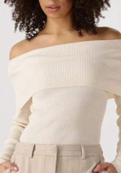 BRUUNS BAZAAR t-shirt tonna knit ecru Hot