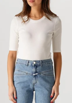 CLOSED top crewneck shortsleeve ecru Best