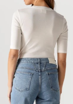 CLOSED top crewneck shortsleeve ecru Best